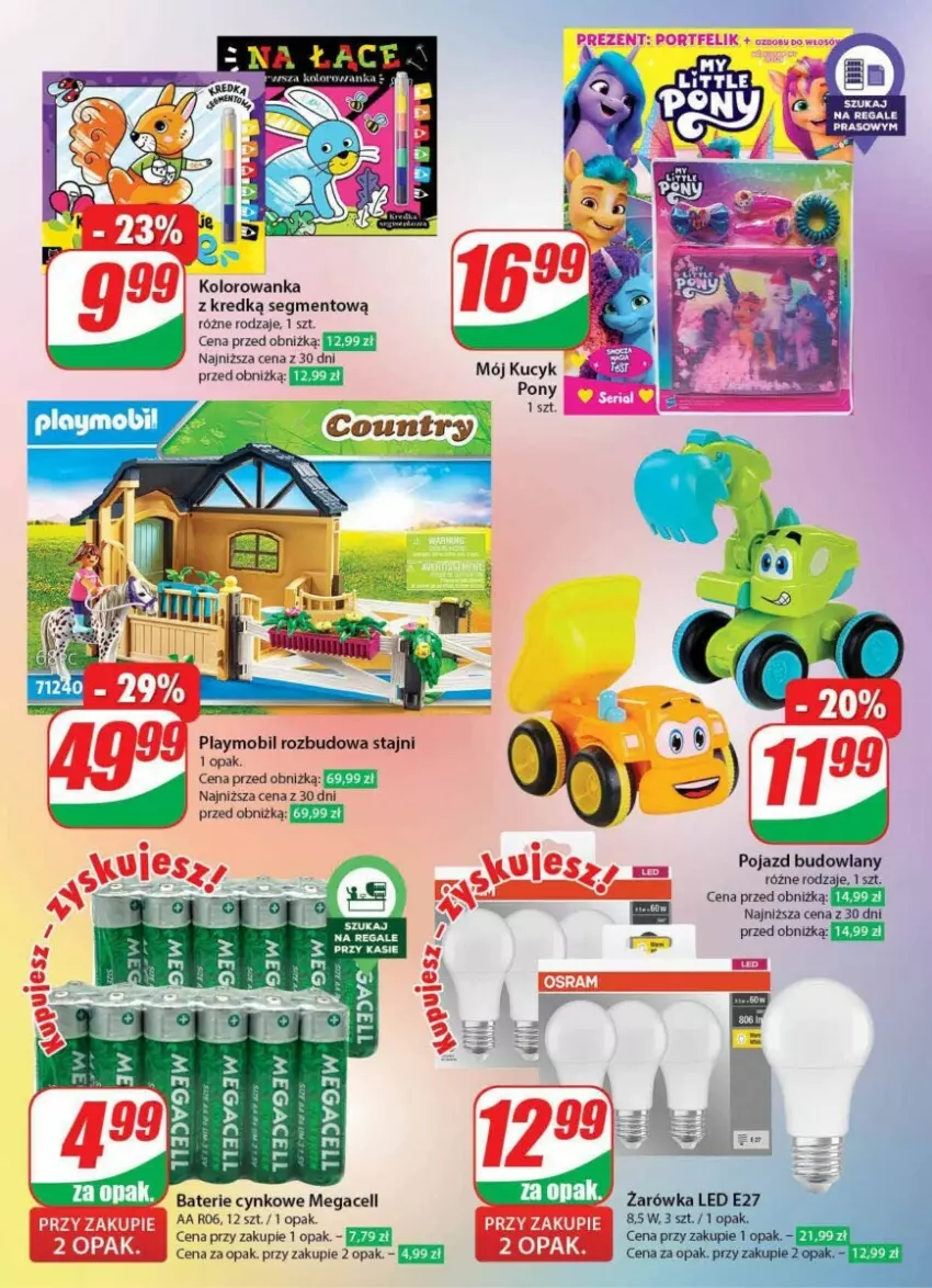 Gazetka promocyjna Dino - ważna 31.01 do 06.02.2024 - strona 41 - produkty: Cynk, Kolorowanka, Mobil, Playmobil, Pojazd, Por, Sos