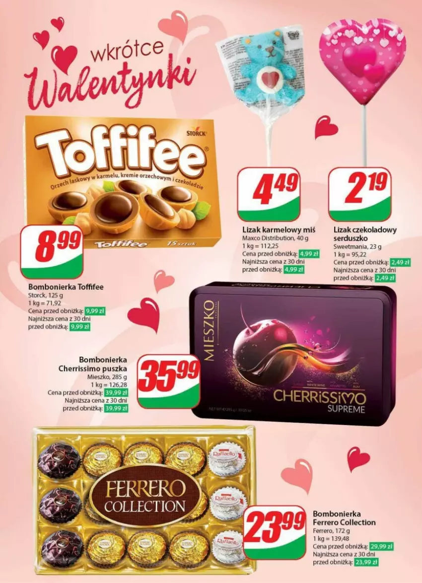 Gazetka promocyjna Dino - ważna 31.01 do 06.02.2024 - strona 55 - produkty: Ferrero, Ser, Toffifee