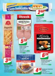 Gazetka promocyjna Dino - Gazetka - ważna od 06.02 do 06.02.2024 - strona 31 - produkty: Mozzarella, Piec, Ciasto francuskie, Ser, Krokiety, Kiełbasa krakowska, Hamburger, Pieczarka, Burger, Morliny, Kiełbasa, Olewnik