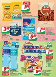 Gazetka promocyjna Dino - Gazetka - ważna od 06.02 do 06.02.2024 - strona 38 - produkty: Ser, Orzeszki, Migdały, Popcorn, Mentos, Woda mineralna, Felix, Woda, Nimm2, Bakalland