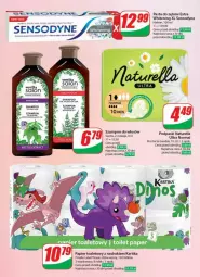 Gazetka promocyjna Dino - Gazetka - ważna od 06.02 do 06.02.2024 - strona 49 - produkty: Naturell, Papier, Pasta do zębów, Papier toaletowy, Leon, Szampon, Podpaski, Sensodyne, Naturella