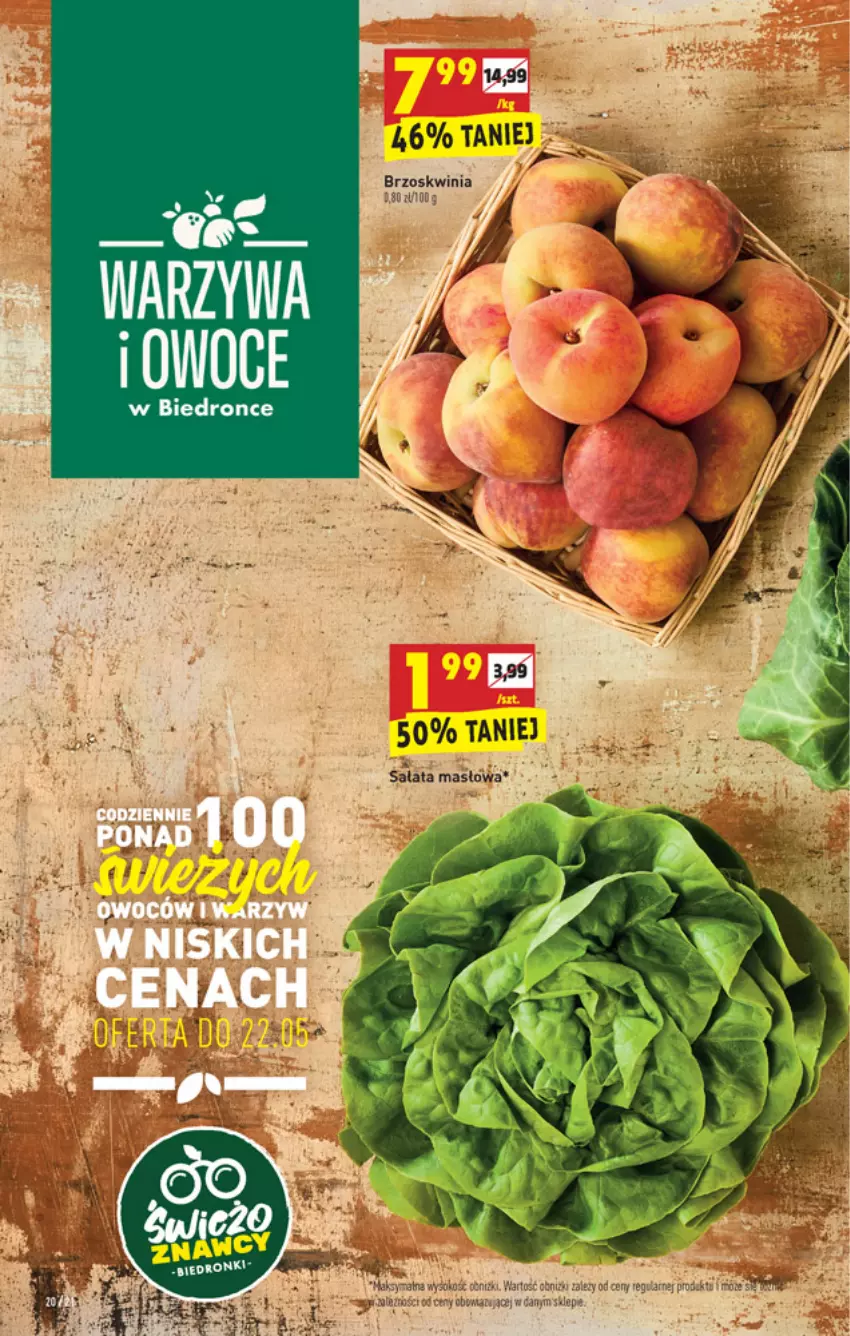 Gazetka promocyjna Biedronka - W tym tygodniu - ważna 20.05 do 26.05.2021 - strona 20 - produkty: Owoce, Sałat, Warzywa, Warzywa i owoce