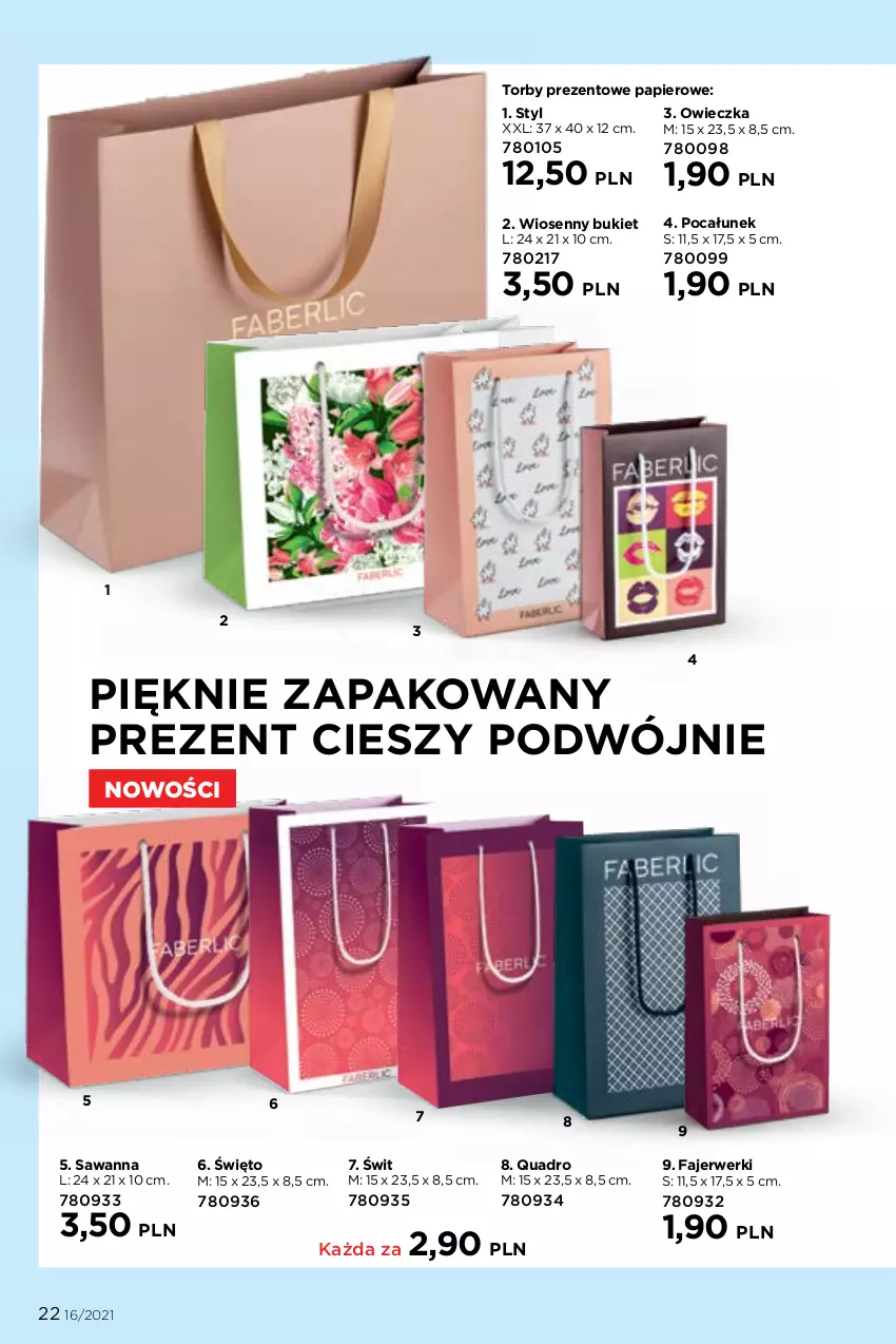 Gazetka promocyjna Faberlic - Gazetka - ważna 01.11 do 21.11.2021 - strona 22 - produkty: Bukiet, Fa, Papier, Wanna