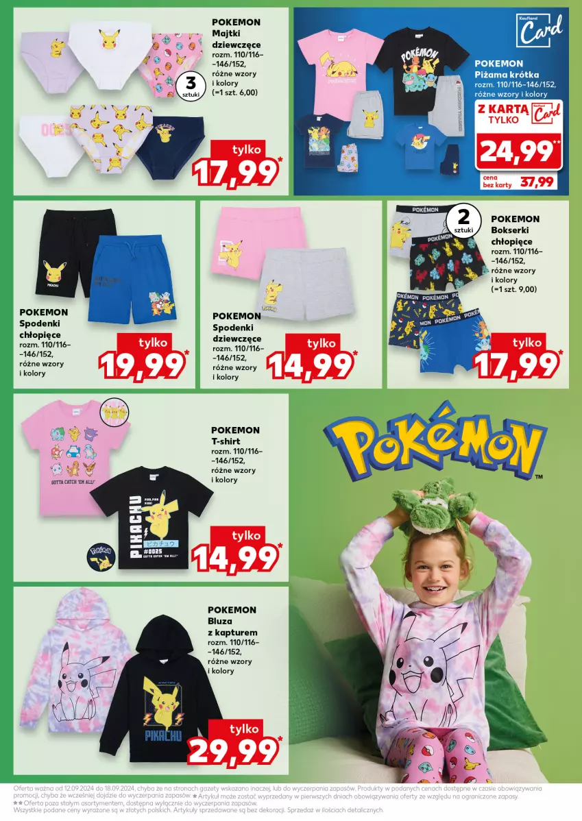 Gazetka promocyjna Kaufland - Kaufland - ważna 12.09 do 18.09.2024 - strona 7 - produkty: Bluza, Bluza z kapturem, Bokserki, Majtki, Piżama, Ser, T-shirt