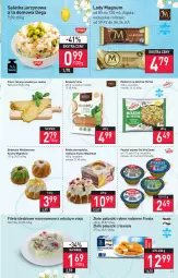 Gazetka promocyjna Stokrotka - Supermarket - Gazetka - ważna od 20.04 do 20.04.2022 - strona 11 - produkty: Sałatka, Makaron, Frosta, Sos, Krokiety, Pasztet, Paluszki rybne, Sante, Dega, Lody, LANA, Sałat, Virtu, Algida, Babka, Olej, Hortex, LG