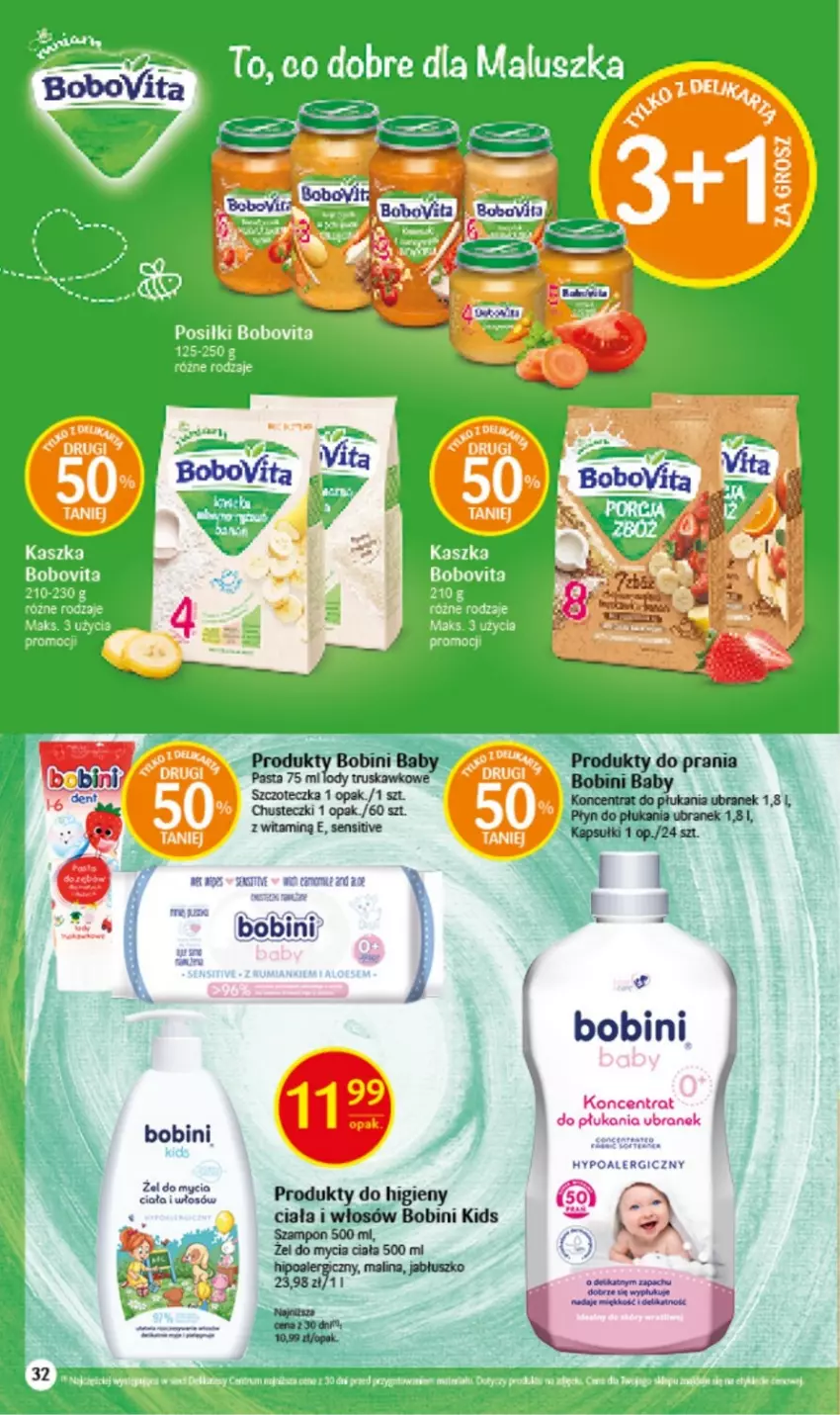 Gazetka promocyjna Delikatesy Centrum - Wielkanoc 22.03-08.04 - ważna 22.03 do 08.04.2023 - strona 32 - produkty: BoboVita, Chusteczki, Fa, Rum, Szczoteczka