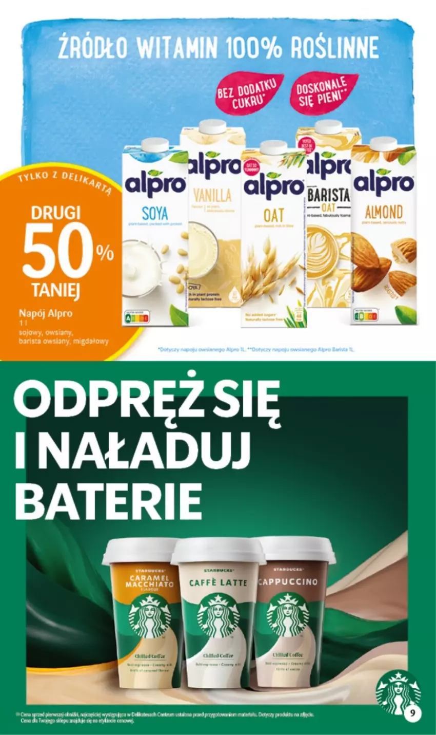 Gazetka promocyjna Delikatesy Centrum - Wielkanoc 22.03-08.04 - ważna 22.03 do 08.04.2023 - strona 9 - produkty: Alpro, Napój