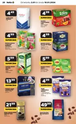 Gazetka promocyjna Netto - Artykuły spożywcze - Gazetka - ważna od 10.01 do 10.01.2024 - strona 20 - produkty: Piernik, Kawa rozpuszczalna, Cukier, Kawa ziarnista, Dallmayr, Kawa, Diamant, Herbata czarna, Loyd, Lipton, Herbata, Napój, Herbapol