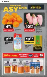 Gazetka promocyjna Netto - Artykuły spożywcze - Gazetka - ważna od 10.01 do 10.01.2024 - strona 6 - produkty: Kurczak, Filet z piersi kurczaka, Parówki, Dallmayr, Kawa mielona, Kawa, Mleko