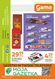 Gazetka promocyjna Gama - Gazetka Gama - Gazetka - ważna od 14.09 do 14.09.2024 - strona 12 - produkty: Piec, Ser, Gra, Telefon, Królewski, Czekolada, Masło, Milka