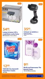Gazetka promocyjna Action - Gazetka - ważna od 11.02 do 11.02.2025 - strona 24 - produkty: Woda perfumowana, Telefon, Tablet, Perfum, Zmywarki, Woda, Lampa, Tabletki do zmywarki, Lampa ścienna, Fa