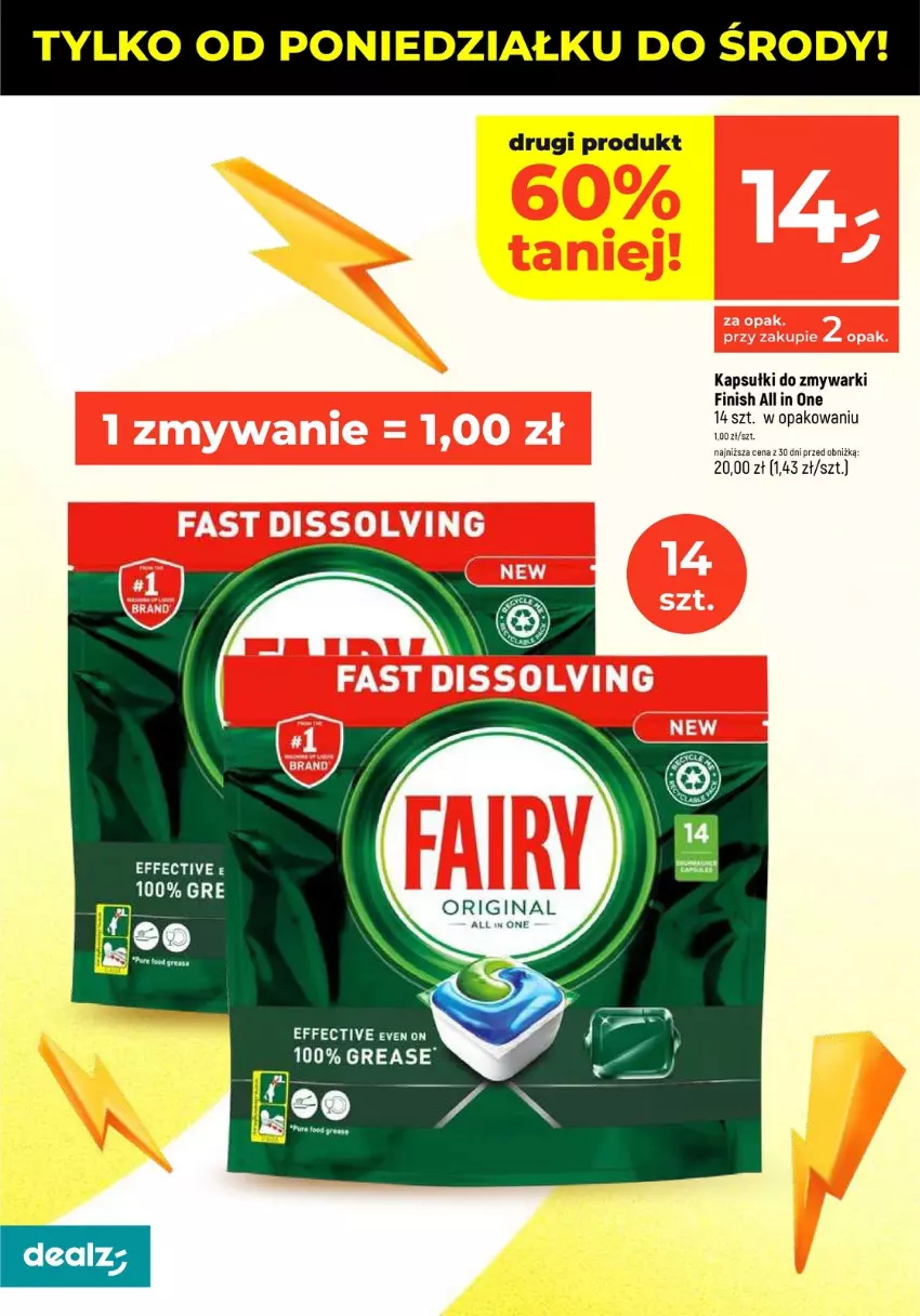 Gazetka promocyjna Dealz - ważna 07.10 do 12.10.2024 - strona 10 - produkty: Finish, Zmywarki