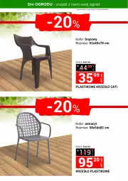 Gazetka promocyjna Merkury Market - Urządź z nami swój ogród - Gazetka - ważna od 30.04 do 30.04.2025 - strona 18 - produkty: Krzesło, Ogród