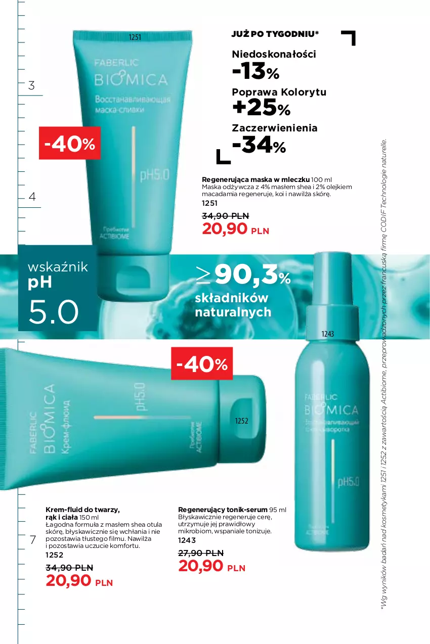 Gazetka promocyjna Faberlic - Gazetka - ważna 03.05 do 23.05.2021 - strona 120 - produkty: Maska, Naturell, Olej, Regenerująca maska, Rum, Ser, Serum, Tonik