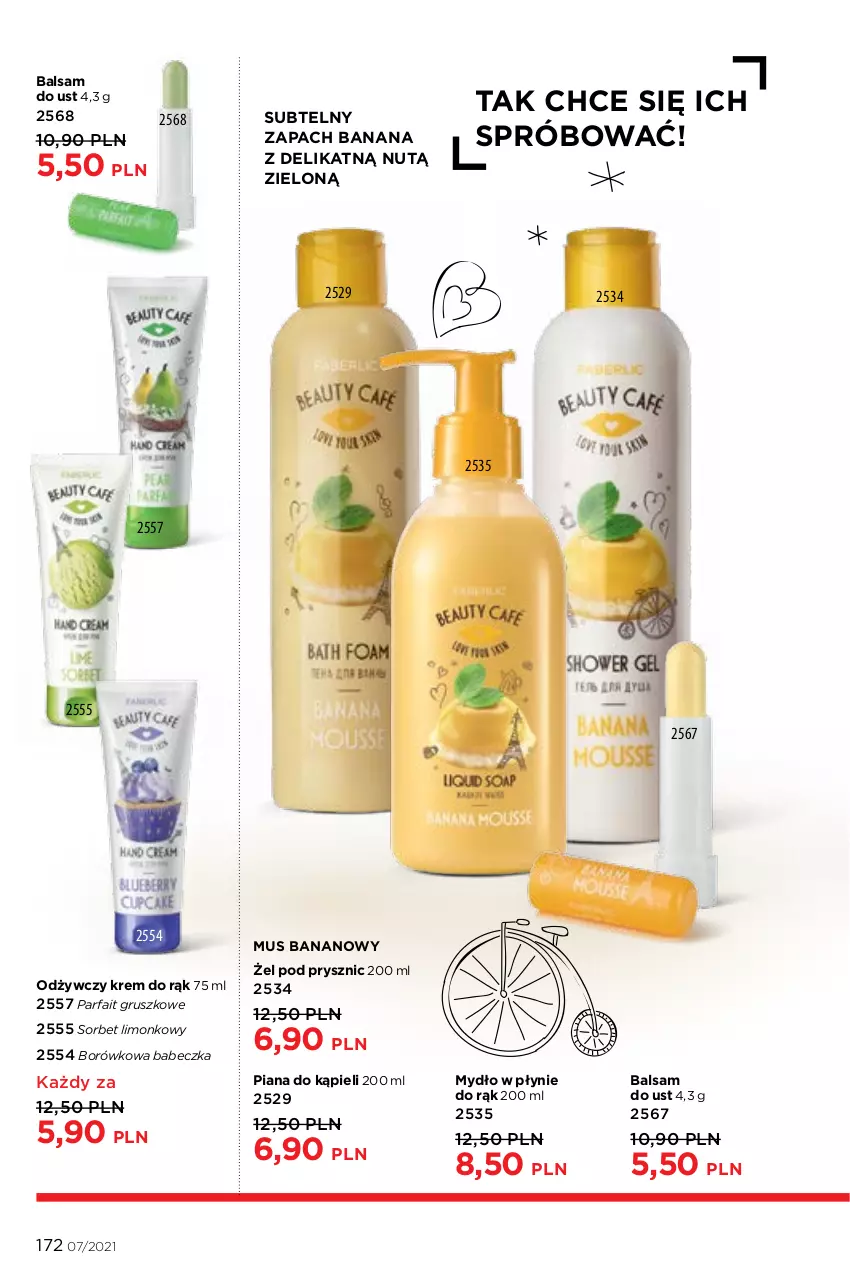 Gazetka promocyjna Faberlic - Gazetka - ważna 03.05 do 23.05.2021 - strona 172 - produkty: Balsam do ust, Fa, Krem do rąk, Mus, Mydło, Mydło w płynie