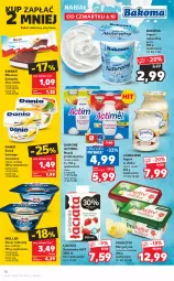 Gazetka promocyjna Kaufland - OFERTA TYGODNIA - Gazetka - ważna od 12.10 do 12.10.2022 - strona 16 - produkty: Jogurt naturalny, Deser mleczny, Ser, Danone, Jogurt, Actimel, Serek homogenizowany, Serek, Margaryna, Bakoma, Müller, Danio, Deser, Mleczna kanapka, Napój, Kinder