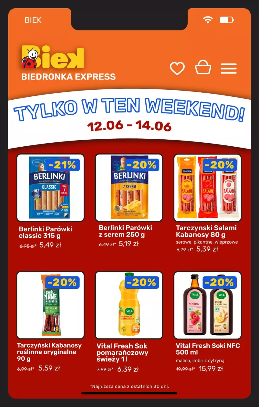 Gazetka promocyjna Biedronka - Gazetka - ważna 12.06 do 19.06.2026 - strona 7 - produkty: Imbir