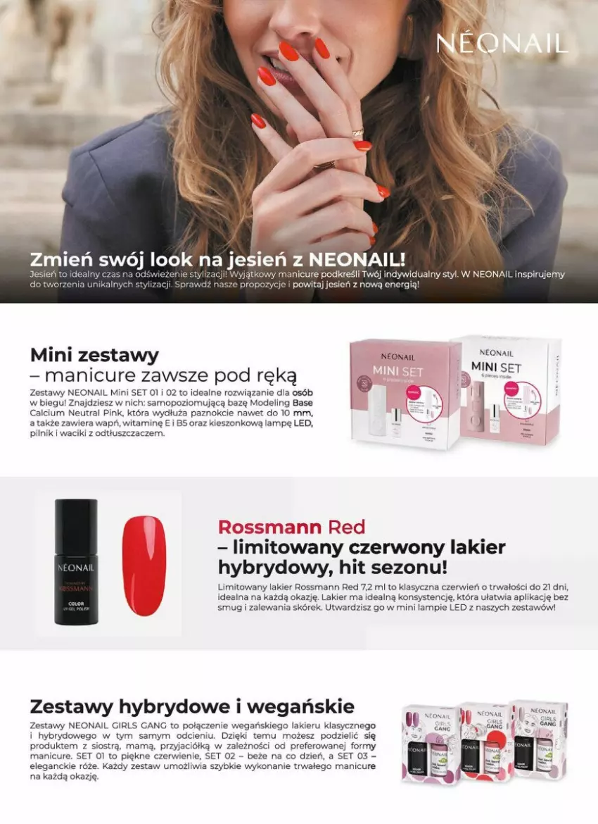 Gazetka promocyjna Rossmann - ważna 13.11 do 27.11.2024 - strona 157 - produkty: Calcium, Lakier, Lakier hybrydowy, Mop, NeoNail, Odtłuszczacz, Pilnik, Waciki