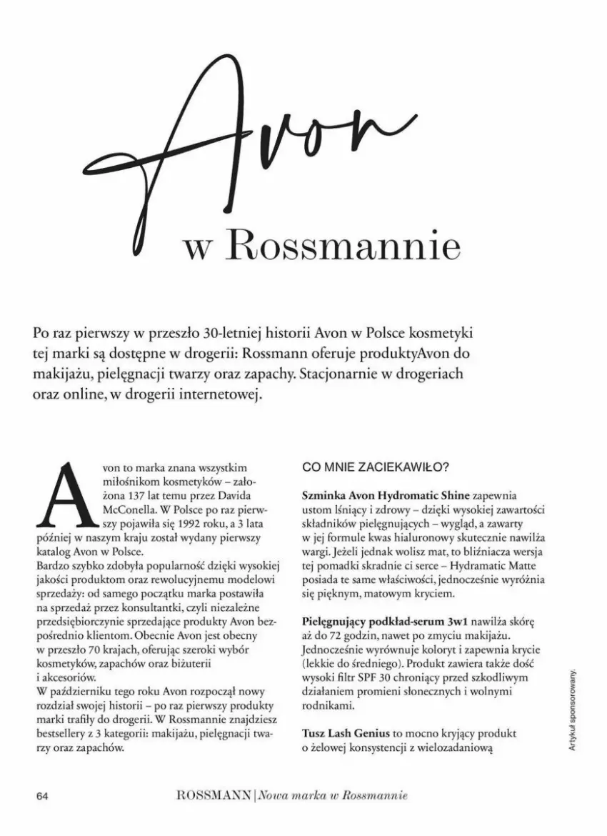 Gazetka promocyjna Rossmann - ważna 13.11 do 27.11.2024 - strona 158 - produkty: Danio, Inka, Makijaż, Mule, Podkład, Rama, Rum, Ser, Serum, Sok, Szminka, Tusz