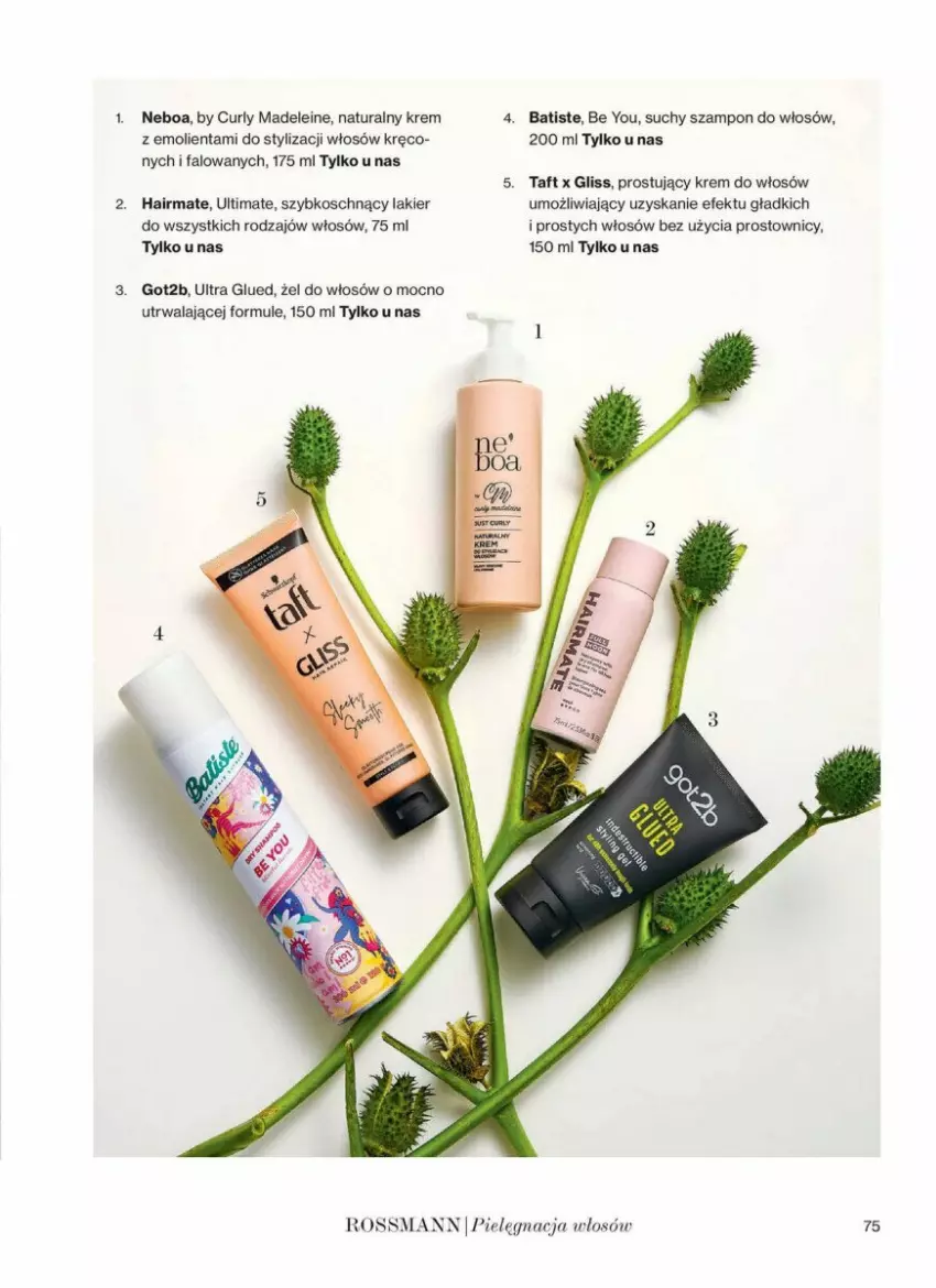 Gazetka promocyjna Rossmann - ważna 13.11 do 27.11.2024 - strona 170 - produkty: Batiste, Fa, Got2b, Lakier, Mule, Pielęgnacja włosów, Suchy szampon, Szampon, Taft