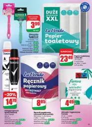 Gazetka promocyjna Dino - Gazetka 04 / 2026 - Gazetka - ważna od 27.01 do 27.01.2026 - strona 63 - produkty: Papier, Rexona, Lack, Szynka, Ręcznik, Atomic, Maszynka, Maszynka do golenia, Wkładki, Antyperspirant, Fa