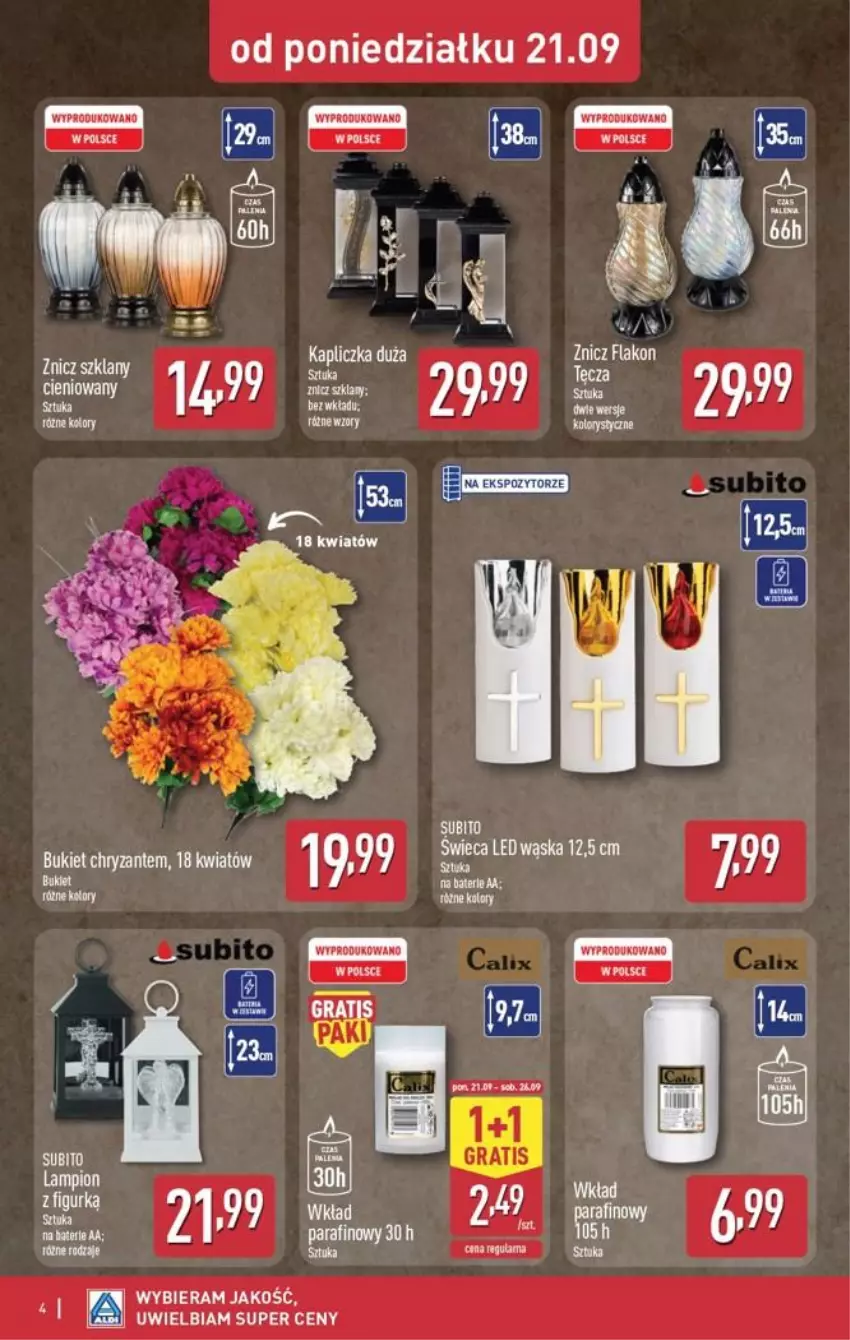 Gazetka promocyjna Aldi - Przygotuj się na kolejny tydzień! - ważna 23.09 do 26.09.2026 - strona 4 - produkty: Lampion, LG