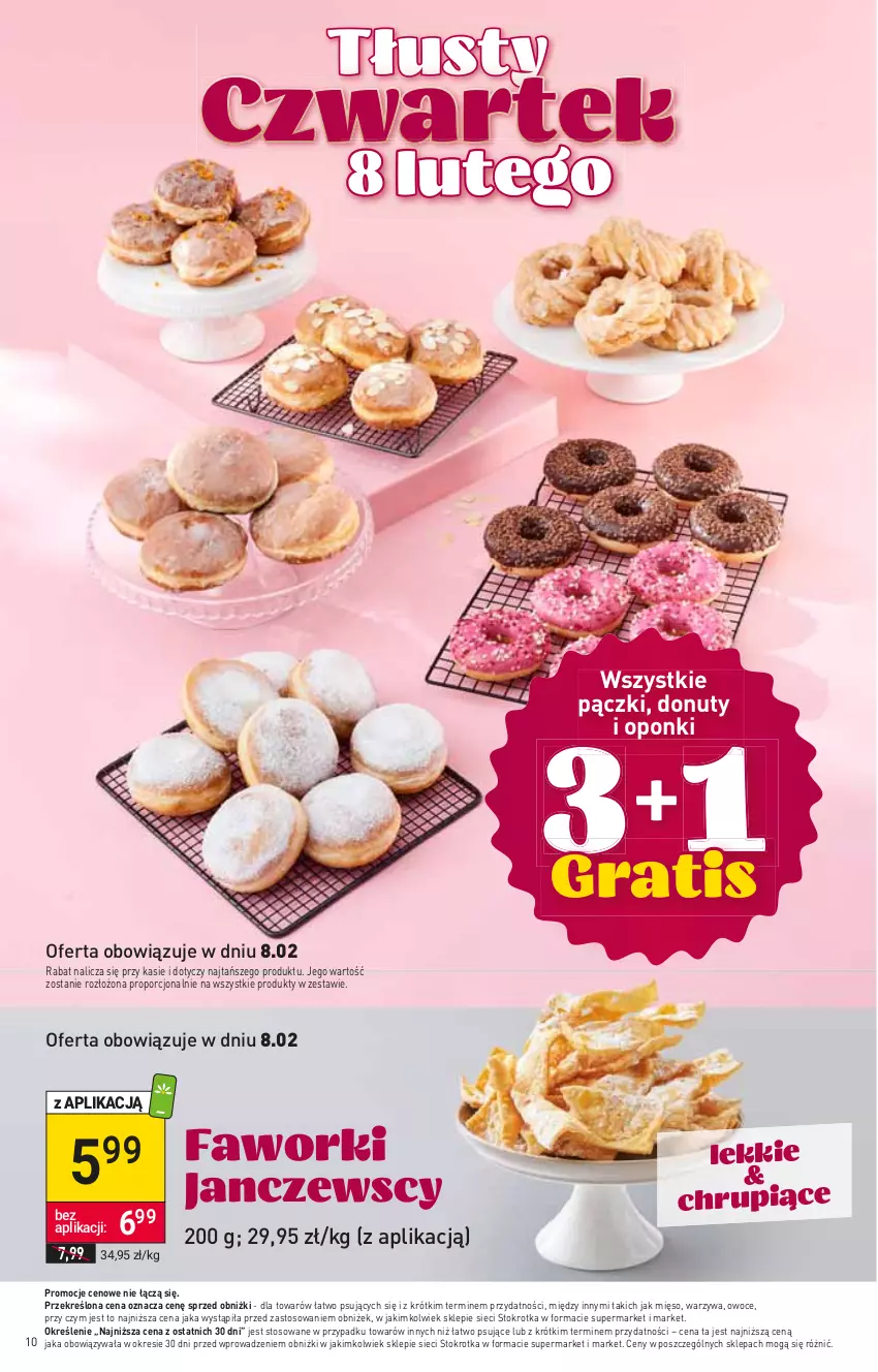 Gazetka promocyjna Stokrotka - Market - ważna 08.02 do 14.02.2024 - strona 11 - produkty: Donut, Mięso, Nuty, Owoce, Por, Warzywa