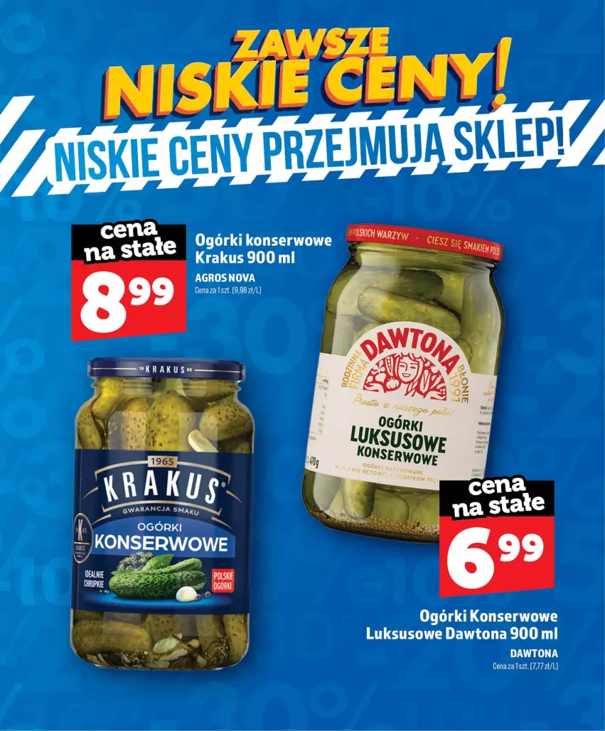 Gazetka promocyjna Topaz - Gazetka - ważna 01.07 do 30.09.2026 - strona 32 - produkty: Dawtona, Krakus, Ogórki konserwowe, Ser