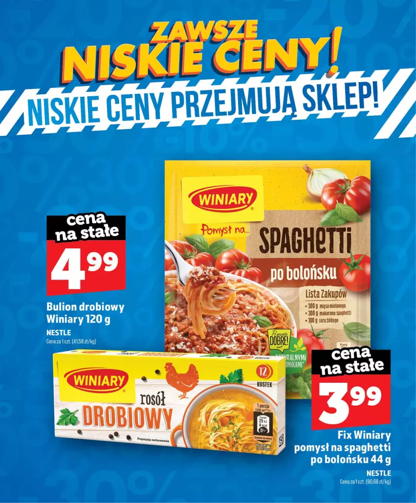 Gazetka promocyjna Topaz - Gazetka - ważna 01.07 do 30.09.2026 - strona 33 - produkty: Bulion, Lion, Spaghetti, Winiary