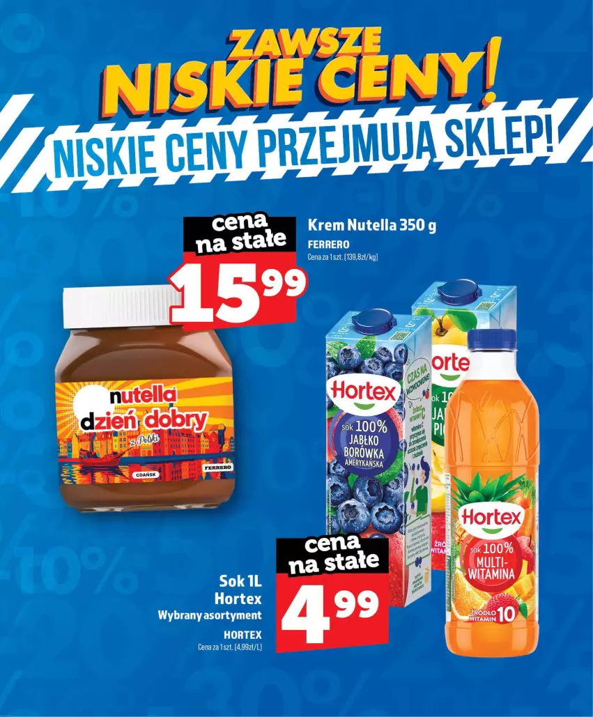 Gazetka promocyjna Topaz - Gazetka - ważna 01.07 do 30.09.2026 - strona 52 - produkty: Hortex, Nutella, Sok