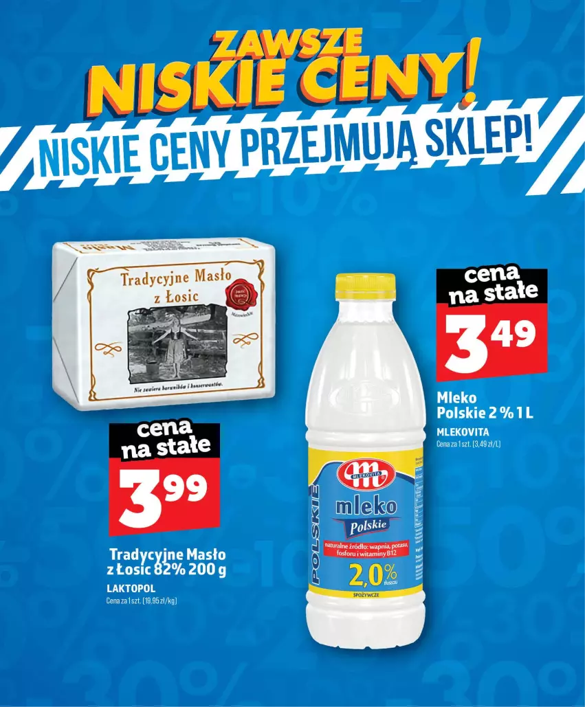 Gazetka promocyjna Topaz - Gazetka - ważna 01.07 do 30.09.2026 - strona 7 - produkty: Masło, Mleko, Mlekovita, Top, Vita C