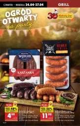 Gazetka promocyjna Biedronka - Od Czwartku - Gazetka - ważna od 30.04 do 30.04.2025 - strona 28 - produkty: Cheddar, Ser, Kaszanka, Grill, Kasza, Kiełbasa, Kiełbasa śląska