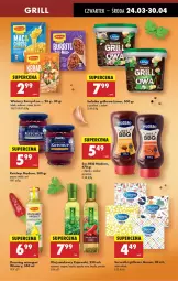 Gazetka promocyjna Biedronka - Od Czwartku - Gazetka - ważna od 30.04 do 30.04.2025 - strona 31 - produkty: Sałatka, Ketchup, Cebula, Makaron, Kujawski, Sos, Ser, Olej smakowy, Papryka, Winiary, Serwetki, Dres, Sałat, Bazyl, Bazylia, Grill, Olej, Ocet, Kebab, Lisner