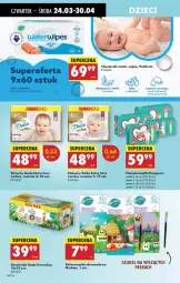 Gazetka promocyjna Biedronka - Od Czwartku - Gazetka - ważna od 30.04 do 30.04.2025 - strona 54 - produkty: Pur, Pampers, Pieluchy, Kolorowanka, Majtki, Dada, Chusteczki, Pieluchomajtki