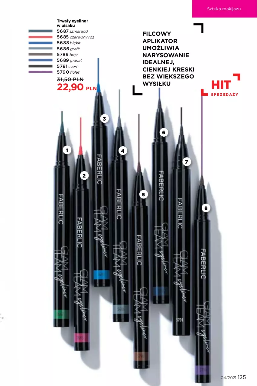Gazetka promocyjna Faberlic - Gazetka - ważna 08.03 do 28.03.2021 - strona 125 - produkty: Gra, Granat, Makijaż