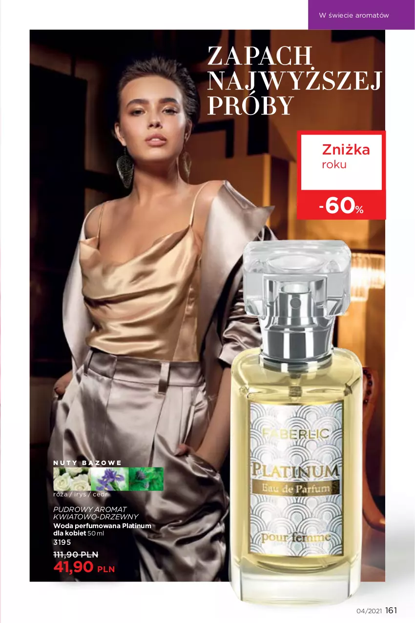 Gazetka promocyjna Faberlic - Gazetka - ważna 08.03 do 28.03.2021 - strona 161 - produkty: Nuty, Perfum, Róża, Woda, Woda perfumowana