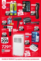 Gazetka promocyjna Selgros - Oferta przemysłowa - Gazetka - ważna od 14.06 do 14.06.2022 - strona 14 - produkty: Ciśnieniomierz, Ser, Philips, Remington, Szczotka, Pasta do zębów, Golarka, Szynka, Maszynka, Suszarka, Pistolet, Braun, PLATINET, Kosmetyczka, Szczoteczka