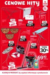 Gazetka promocyjna Selgros - Oferta przemysłowa - Gazetka - ważna od 14.06 do 14.06.2022 - strona 25 - produkty: Mop, Asus, Deska do prasowania, Ajax, Wycieraczka, Rama, Kije, Wiadro, Suszarka