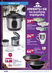 Gazetka promocyjna Aldi - Ale cena - Gazetka - ważna od 16.01 do 16.01.2021 - strona 2 - produkty: Ser, Ryż, Miarka, Szklanka, Patelnia