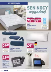 Gazetka promocyjna Aldi - Ale cena - Gazetka - ważna od 16.01 do 16.01.2021 - strona 8 - produkty: Por, Kołdra, Budzik, Poszewka, Wełna, Zegar, Bateria, Poduszka