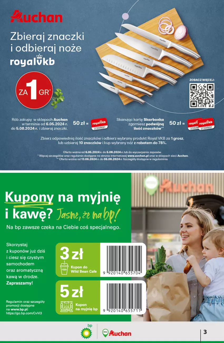 Gazetka promocyjna Auchan - Hipermarket - ważna 01.08 do 07.08.2024 - strona 3 - produkty: Noż