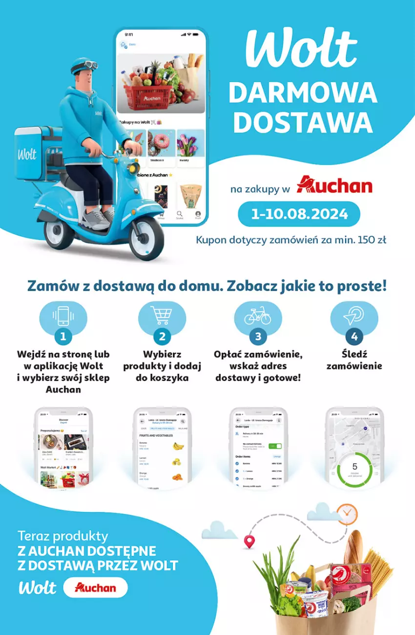 Gazetka promocyjna Auchan - Hipermarket - ważna 01.08 do 07.08.2024 - strona 41 - produkty: Dres, Kosz