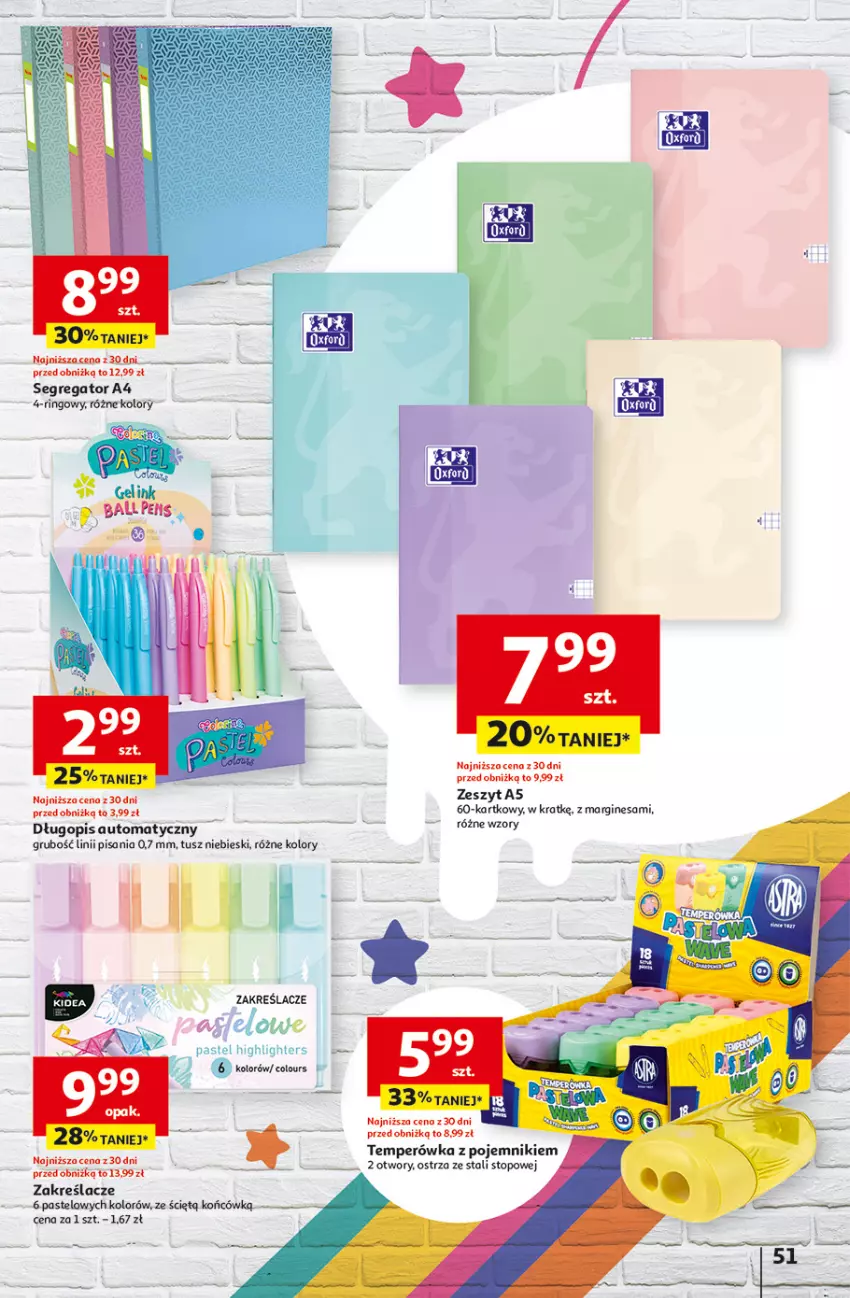 Gazetka promocyjna Auchan - Hipermarket - ważna 01.08 do 07.08.2024 - strona 59 - produkty: Długopis, Gin, Tusz