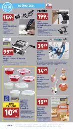 Gazetka promocyjna Aldi - Katalog Moda i Dom - Gazetka - ważna od 23.04 do 23.04.2022 - strona 4 - produkty: Makaron, Gra, Pojemnik, Tarka, Szynka, Wkręt, Wkrętarka, Szatkownica, Maszynka, Suszarka, Akumulator, Einhell, Fa