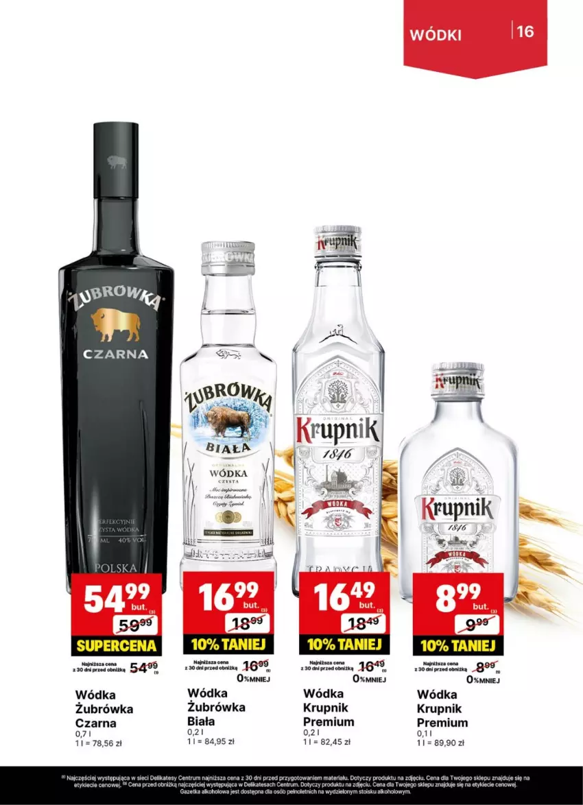 Gazetka promocyjna Delikatesy Centrum - Delibarek DC30-DC31 - ważna 21.07 do 03.08.2025 - strona 16 - produkty: Krupnik, Rum, Wódka