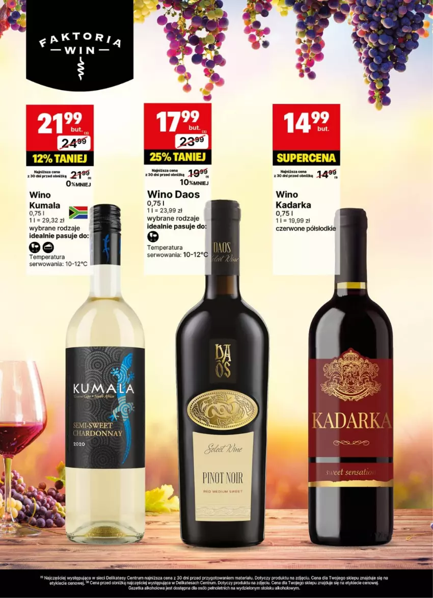 Gazetka promocyjna Delikatesy Centrum - Delibarek DC30-DC31 - ważna 21.07 do 03.08.2025 - strona 4 - produkty: Rum, Ser, Wino