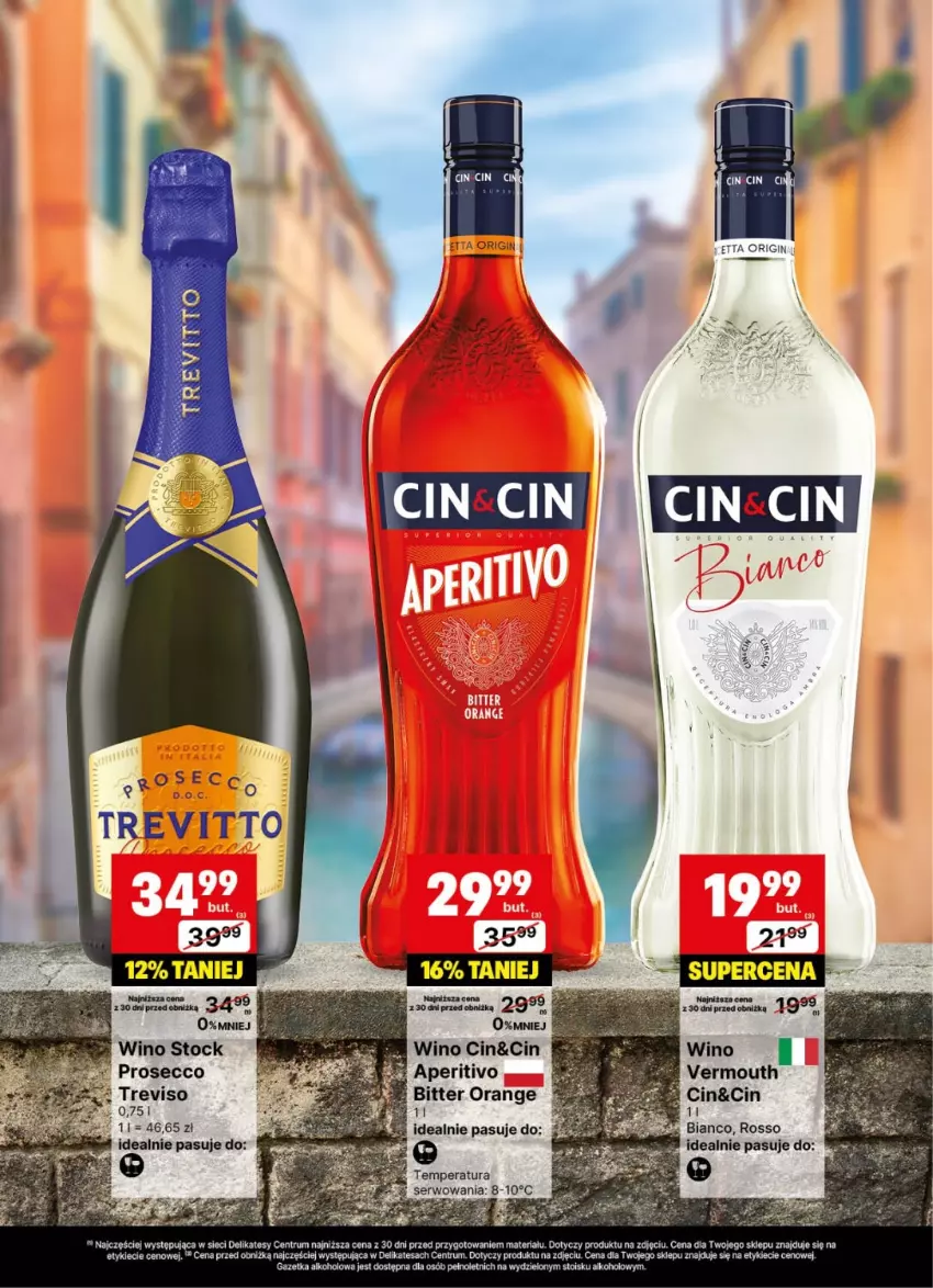 Gazetka promocyjna Delikatesy Centrum - Delibarek DC30-DC31 - ważna 21.07 do 03.08.2025 - strona 9 - produkty: Gin, Prosecco, Rum, Ser, Stock, Vermouth, Wino