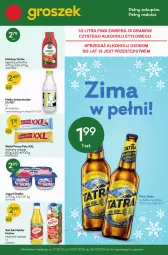 Gazetka promocyjna Groszek - Gazetka - ważna od 18.01 do 18.01.2022 - strona 1 - produkty: Piwa, Piwo, Ketchup, Sok, Gra, Prince Polo, Jogurt, Tatra, Nektar, Hortex, Mleko
