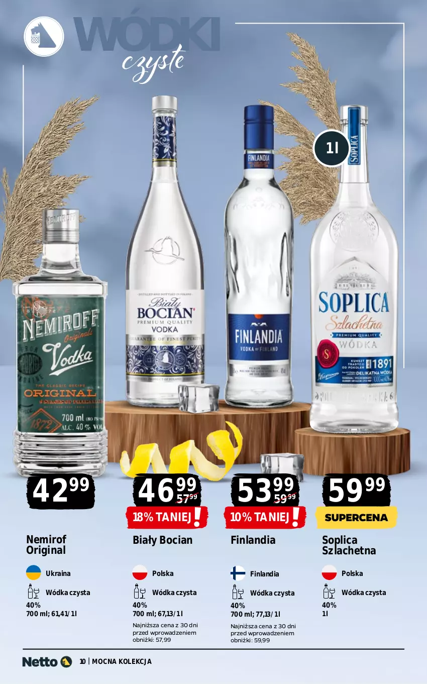 Gazetka promocyjna Netto - Netto_MK_10/25_1 - ważna 29.09 do 11.10.2025 - strona 10 - produkty: Biały Bocian, Finlandia, Gin, Soplica, Wódka