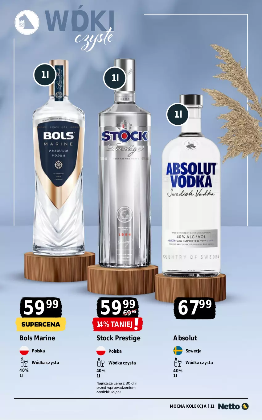 Gazetka promocyjna Netto - Netto_MK_10/25_1 - ważna 29.09 do 11.10.2025 - strona 11 - produkty: Absolut, Bols, Stock, Wódka